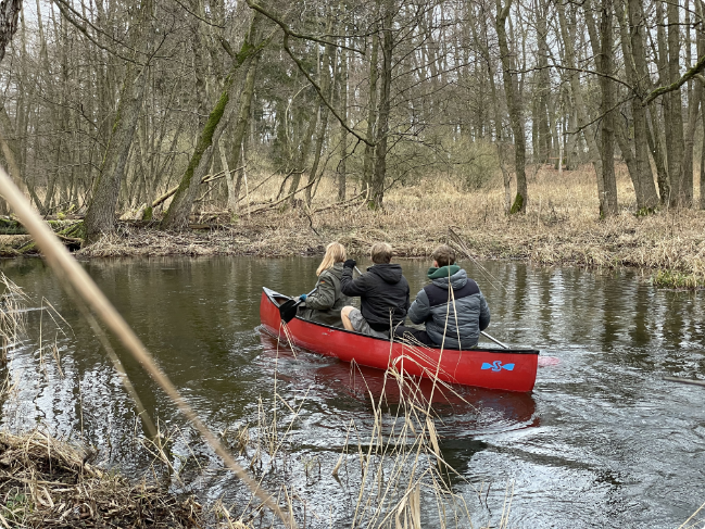 Winterpaddeln auf der Mildenitz